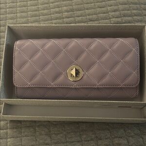 Kate Spade Lilac Quilted Wallet
